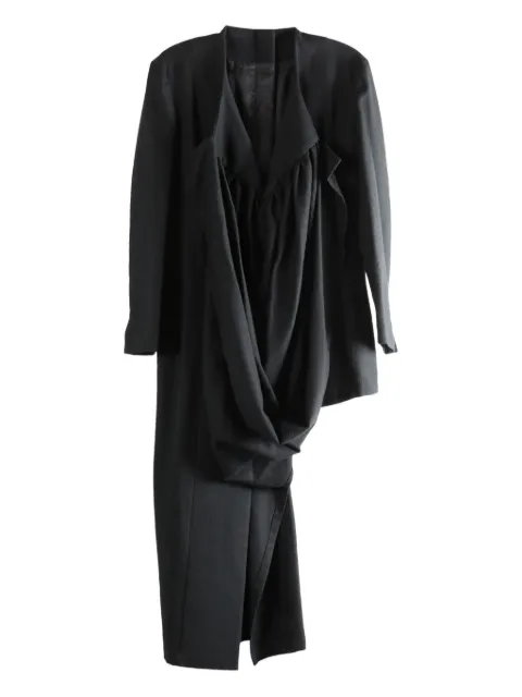 Yohji Yamamoto draped jacket