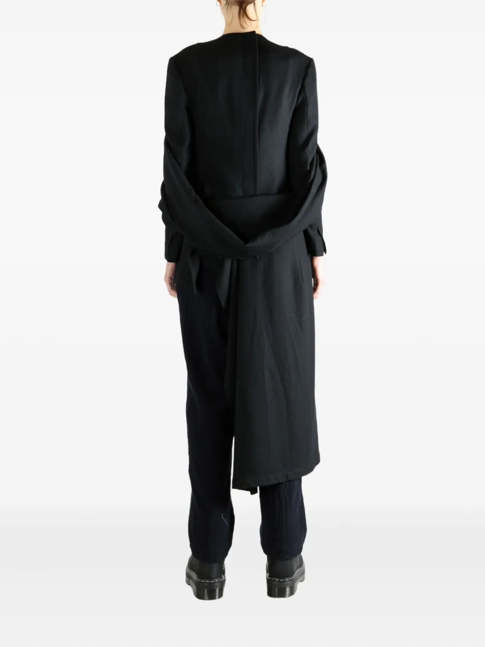Yohji Yamamoto Gedrapeerd jack Zwart