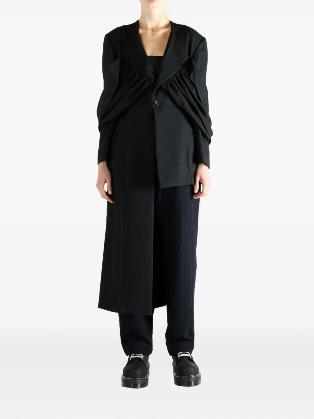 Yohji Yamamoto draped jacket | Oversized Jackets | Image 2