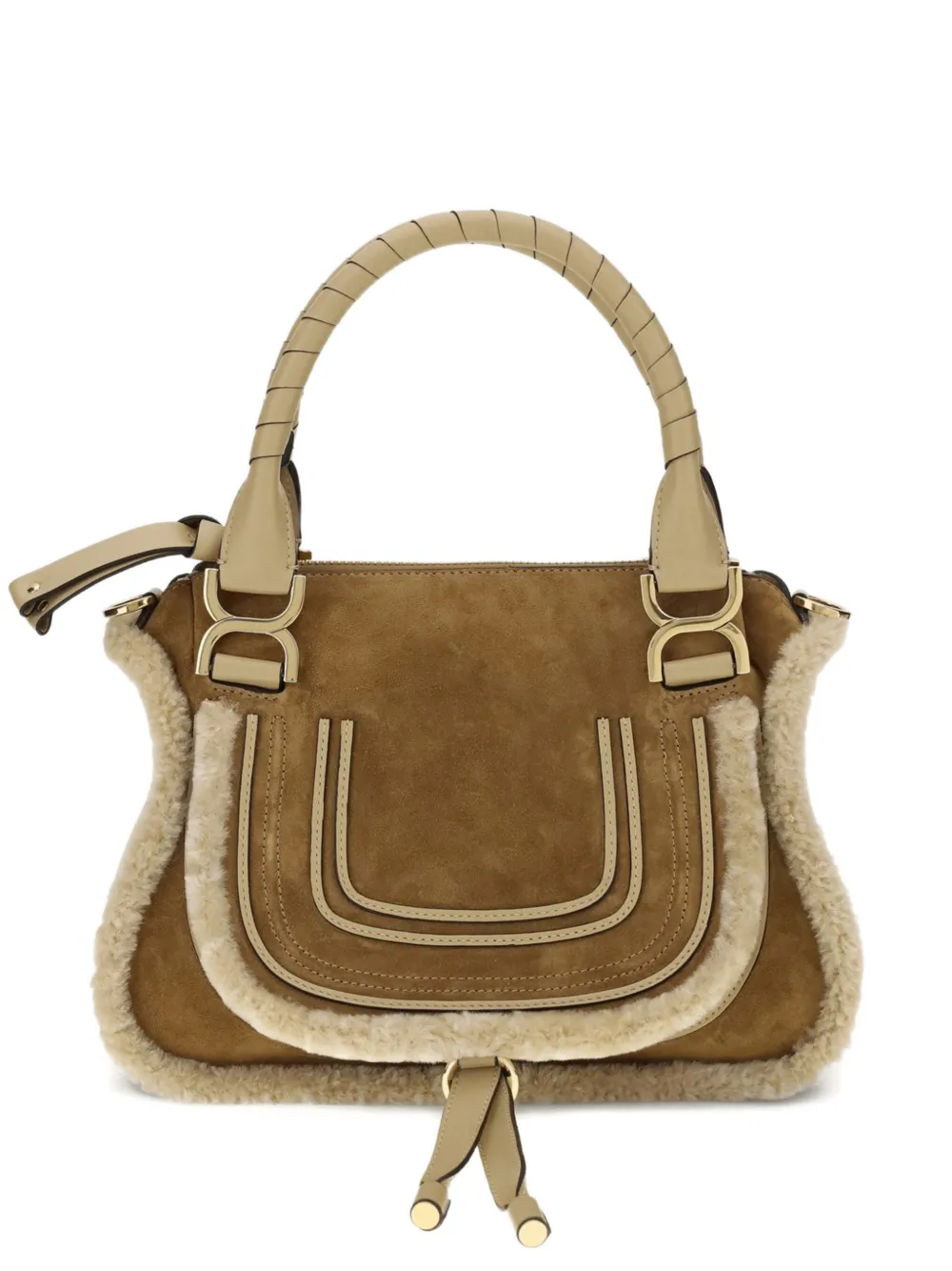 Chloé Small Leather Shoulder Bag In Brown