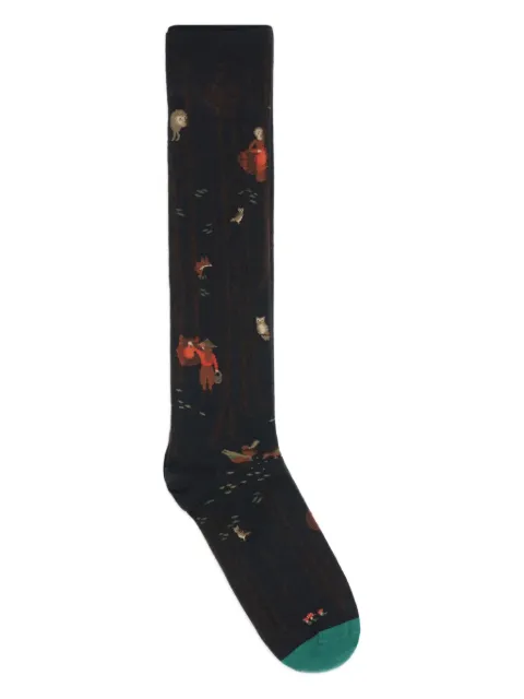 La Maison ribbed-trim socks