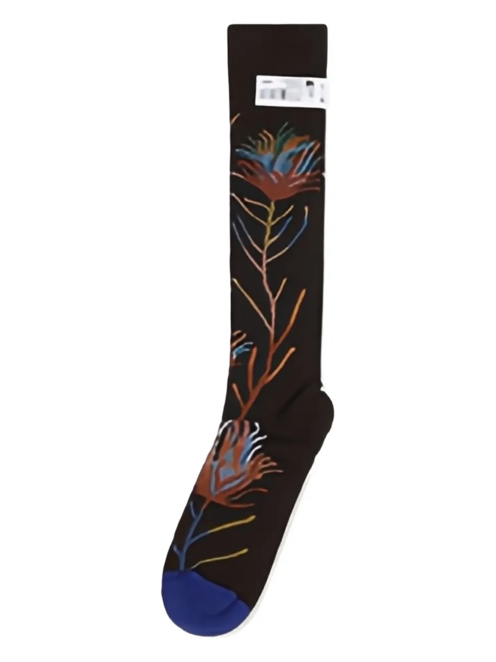 La Maison Floral Socks In Black