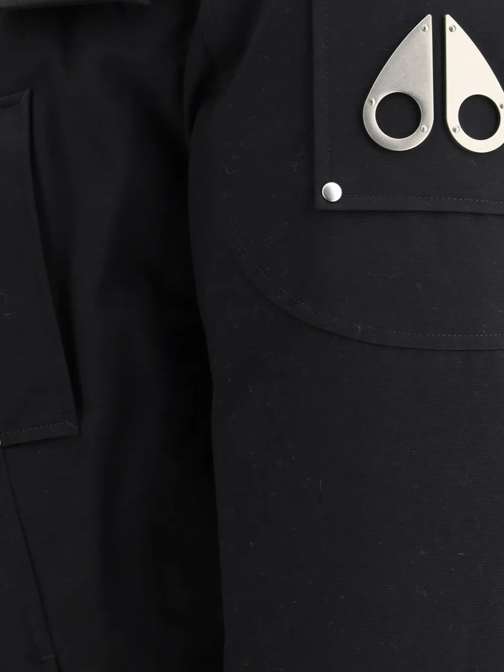 Moose Knuckles Parka met capuchon Zwart