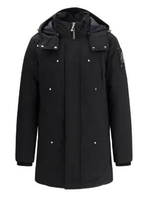 Moncler フーデッド コート | ブラック | FARFETCH JP