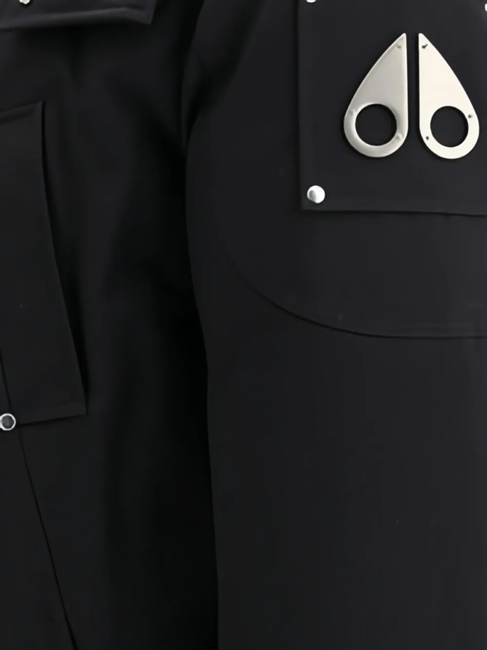 Moose Knuckles Parka met capuchon Zwart