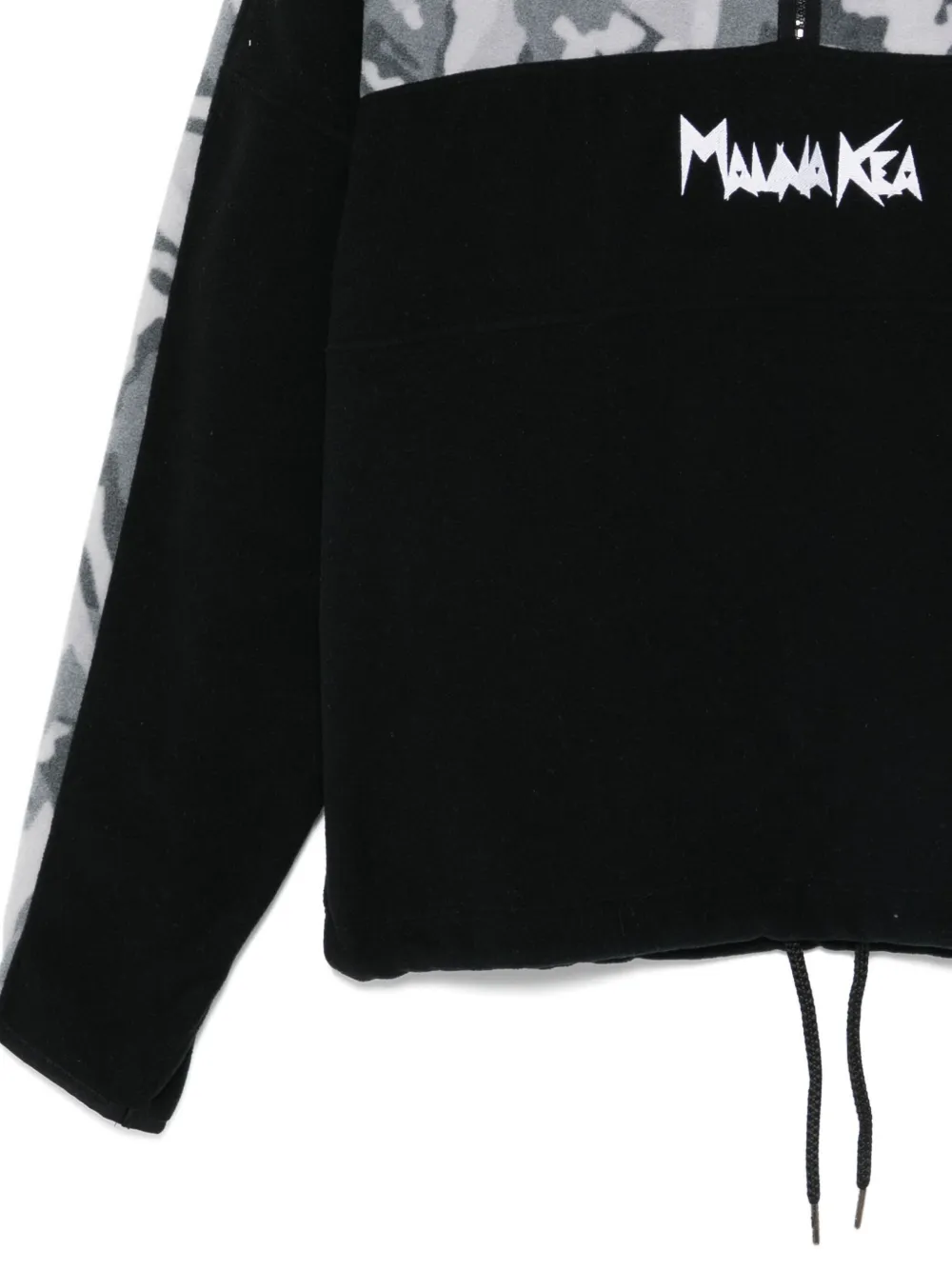 Mauna Kea Camouflage-pattern Zip-fastening Sweatshirt In Black