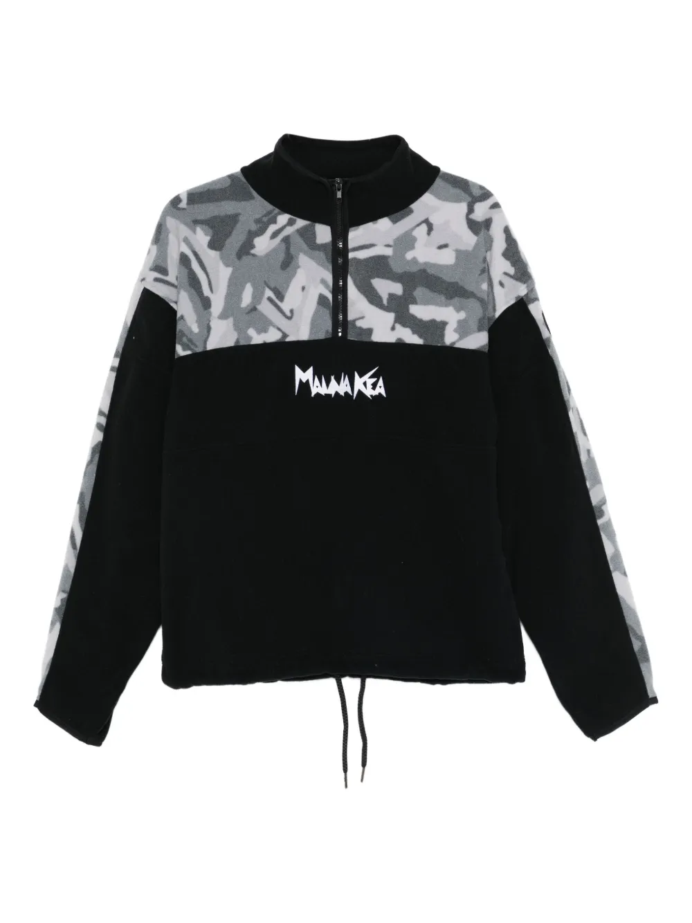 Mauna Kea camouflage-pattern zip-fastening sweatshirt | Black | Image 1