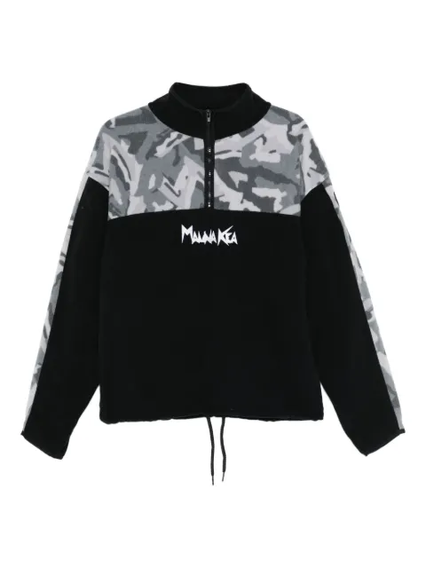 Mauna Kea camouflage-pattern zip-fastening sweatshirt
