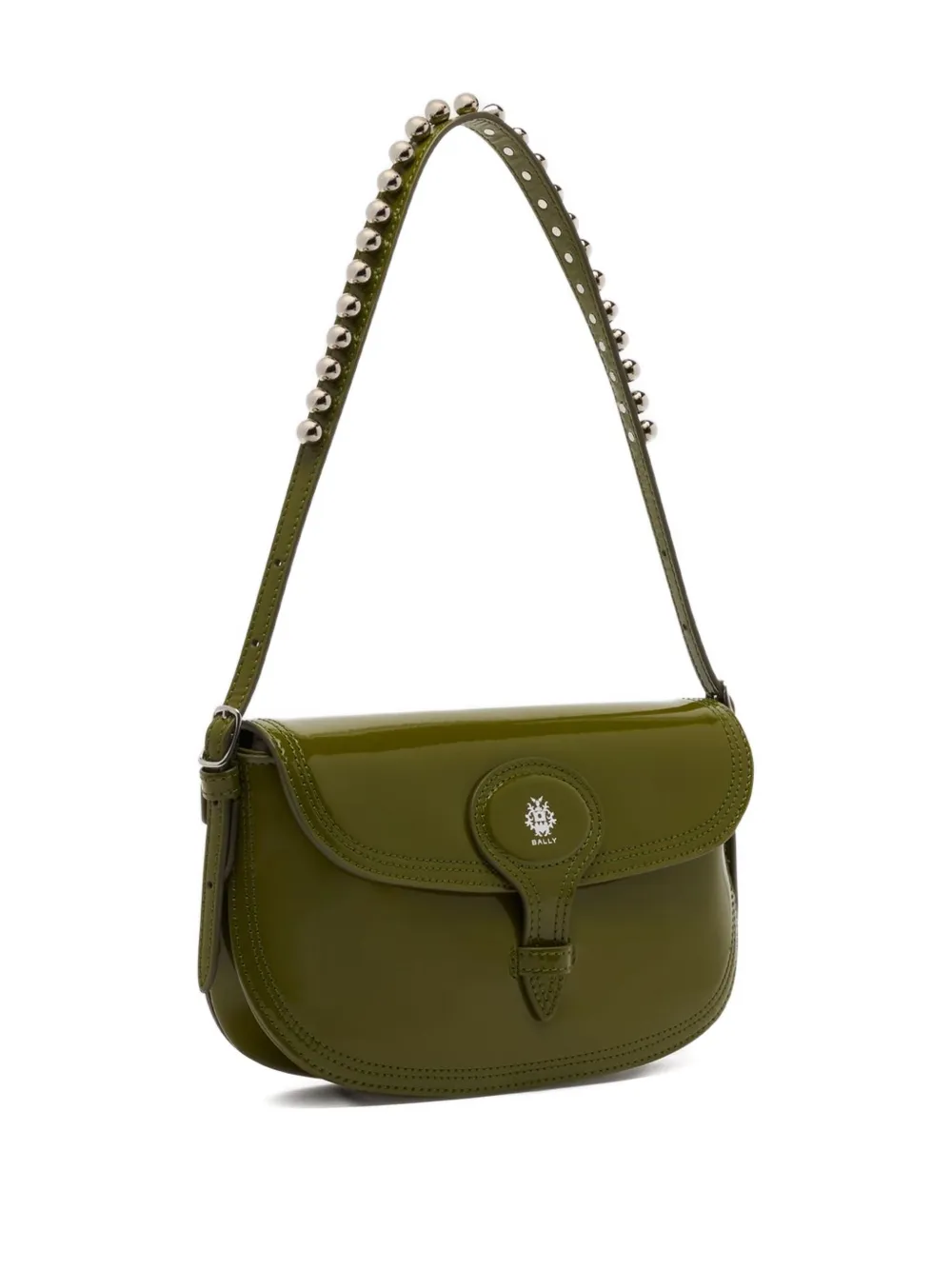Bally Small Beckett Shoulder Bag In Green