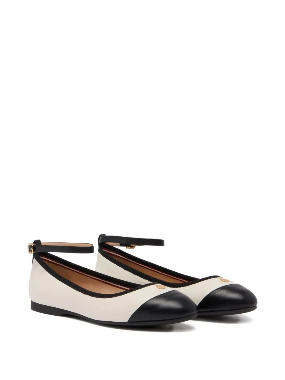 Bally Ysla Ballerinas Mit Knöchelriemen In Brown