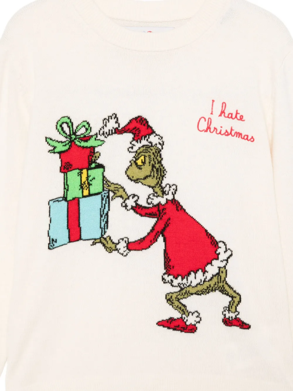 MC2 Saint Barth Kids Trui met print Wit