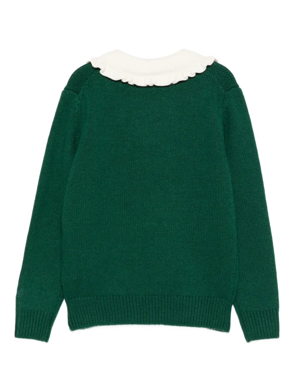 MC2 Saint Barth Kids ruffled-collar sweater | Girls Jumpers & Knitwear | Image 2
