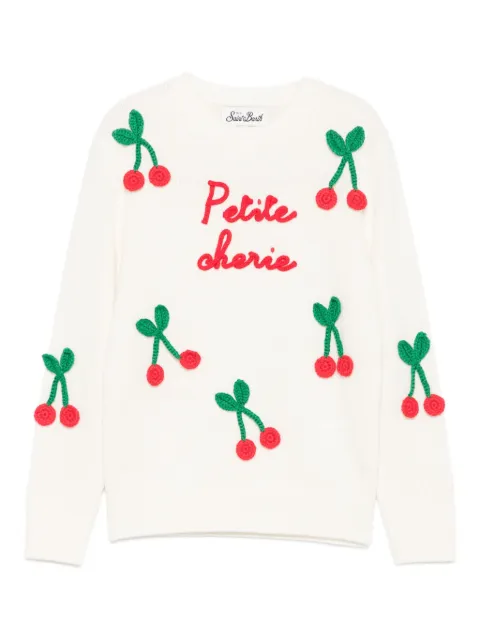 MC2 Saint Barth Kids cherry-embroidered sweater