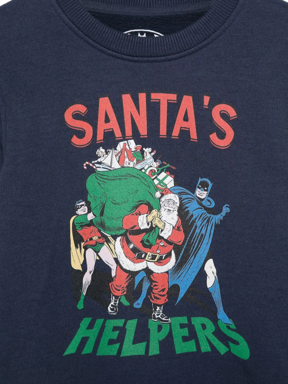 MC2 Saint Barth Kids Sweater met grafische print Blauw