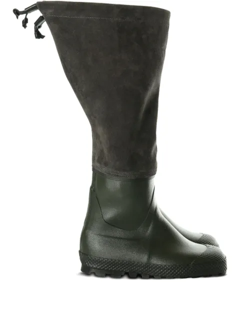 Rier panelled velour rain boots