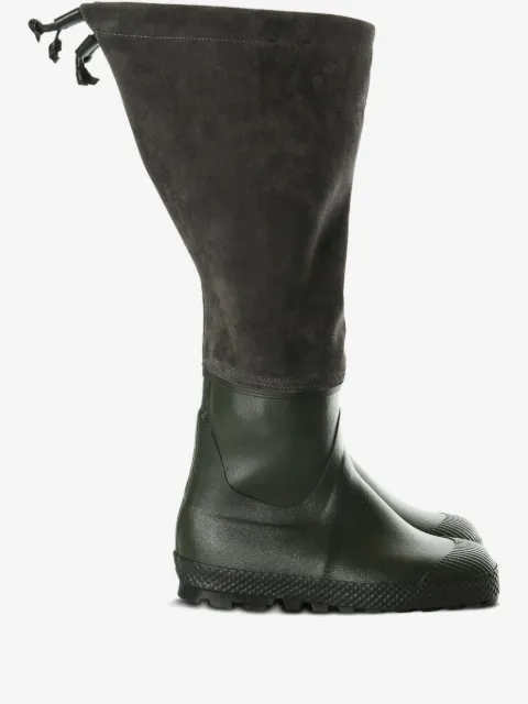 Rier panelled velour rain boots