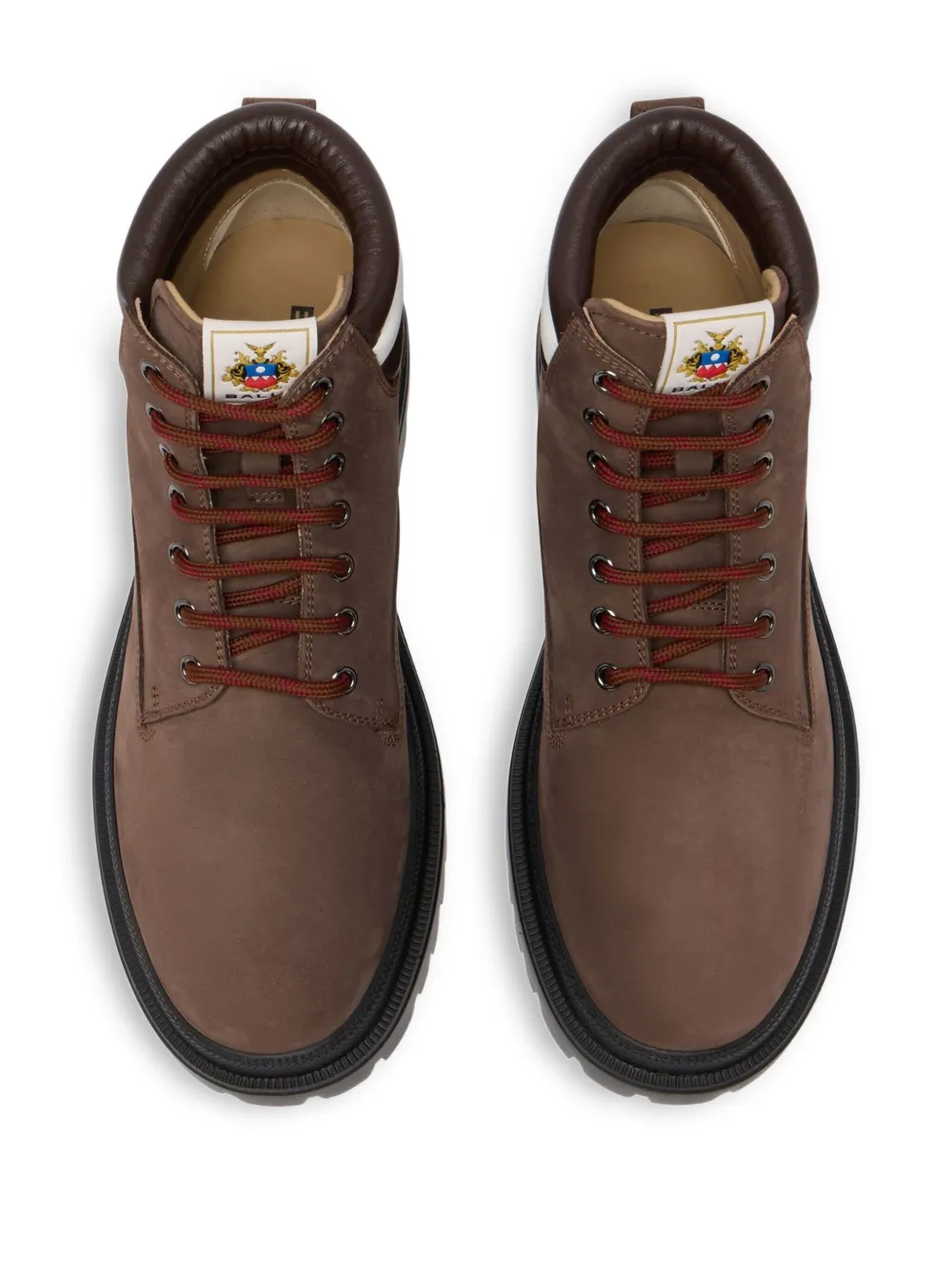 Bally Hallen laarzen met gewatteerde strik Bruin