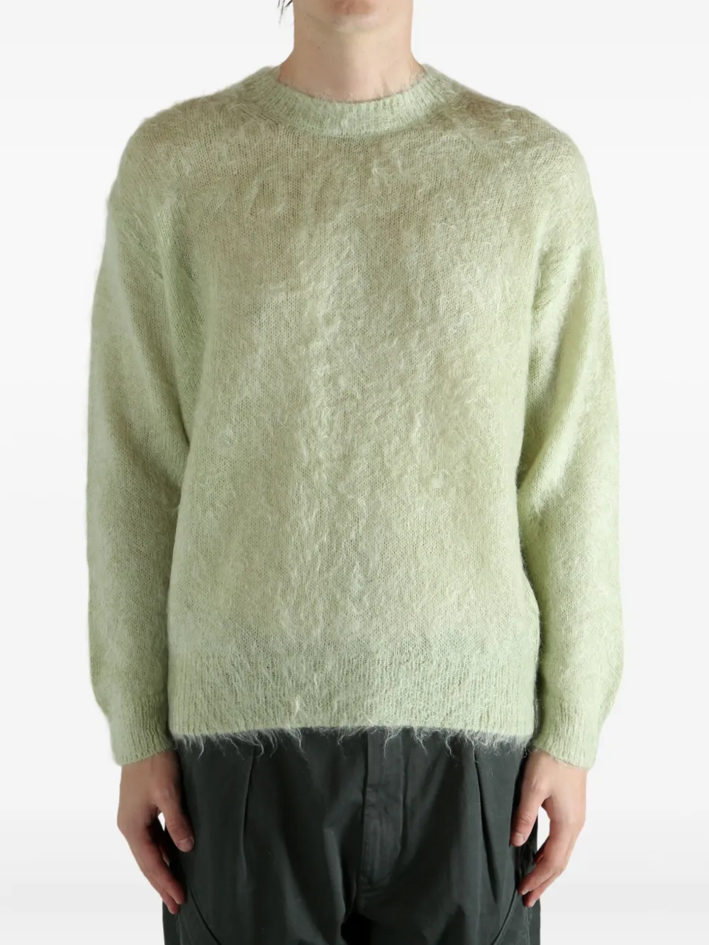 Auralee crew-neck sweater - Groen