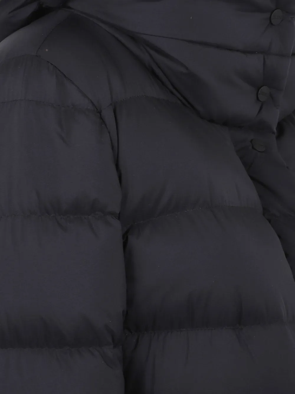 Herno Hooded Buttoned Jacket In Blue