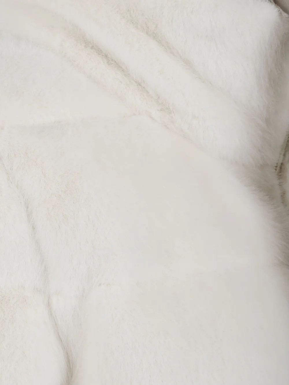 Herno Jack met trechterhals Wit