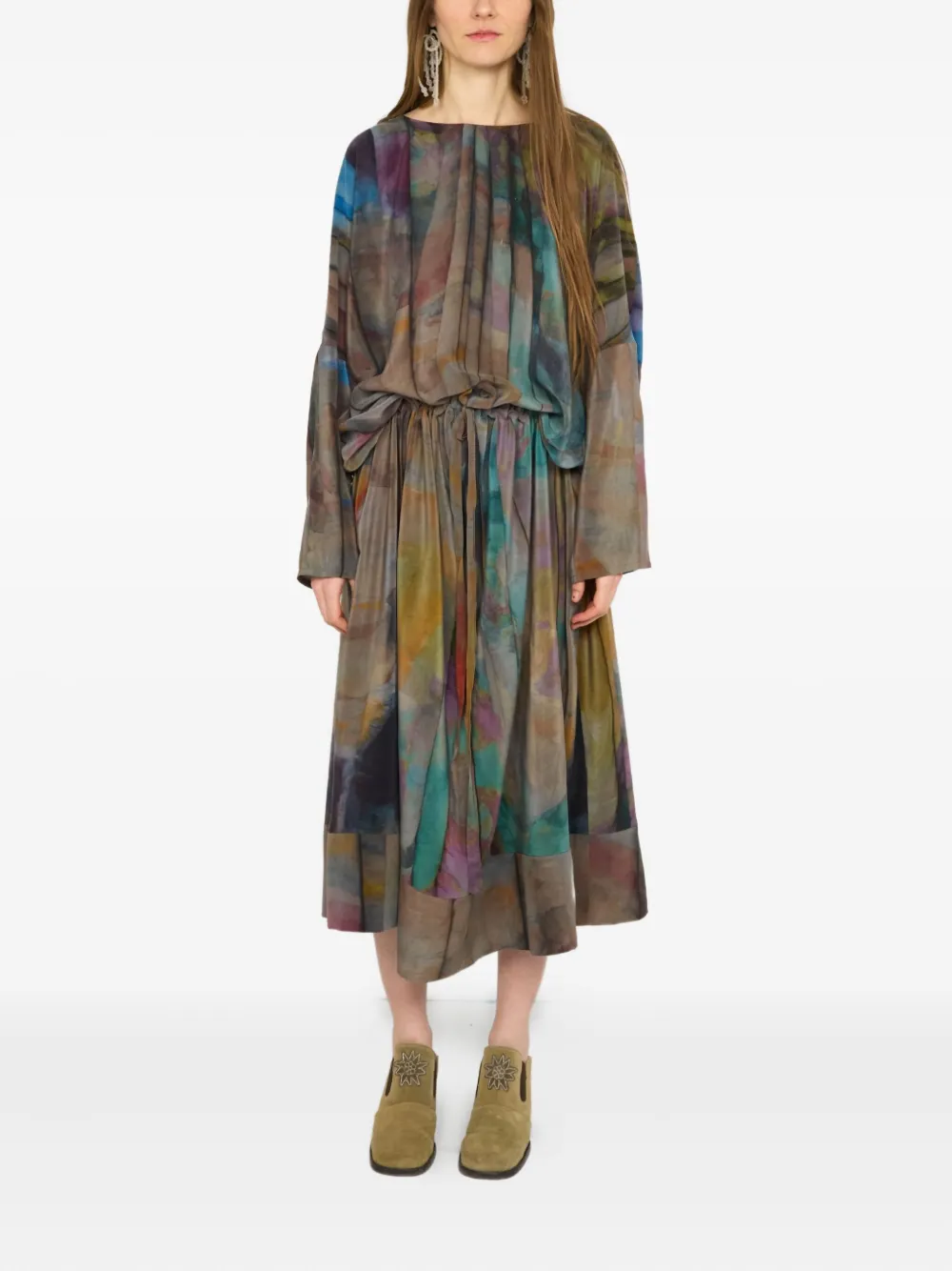Anntian Simple jurk - Beige
