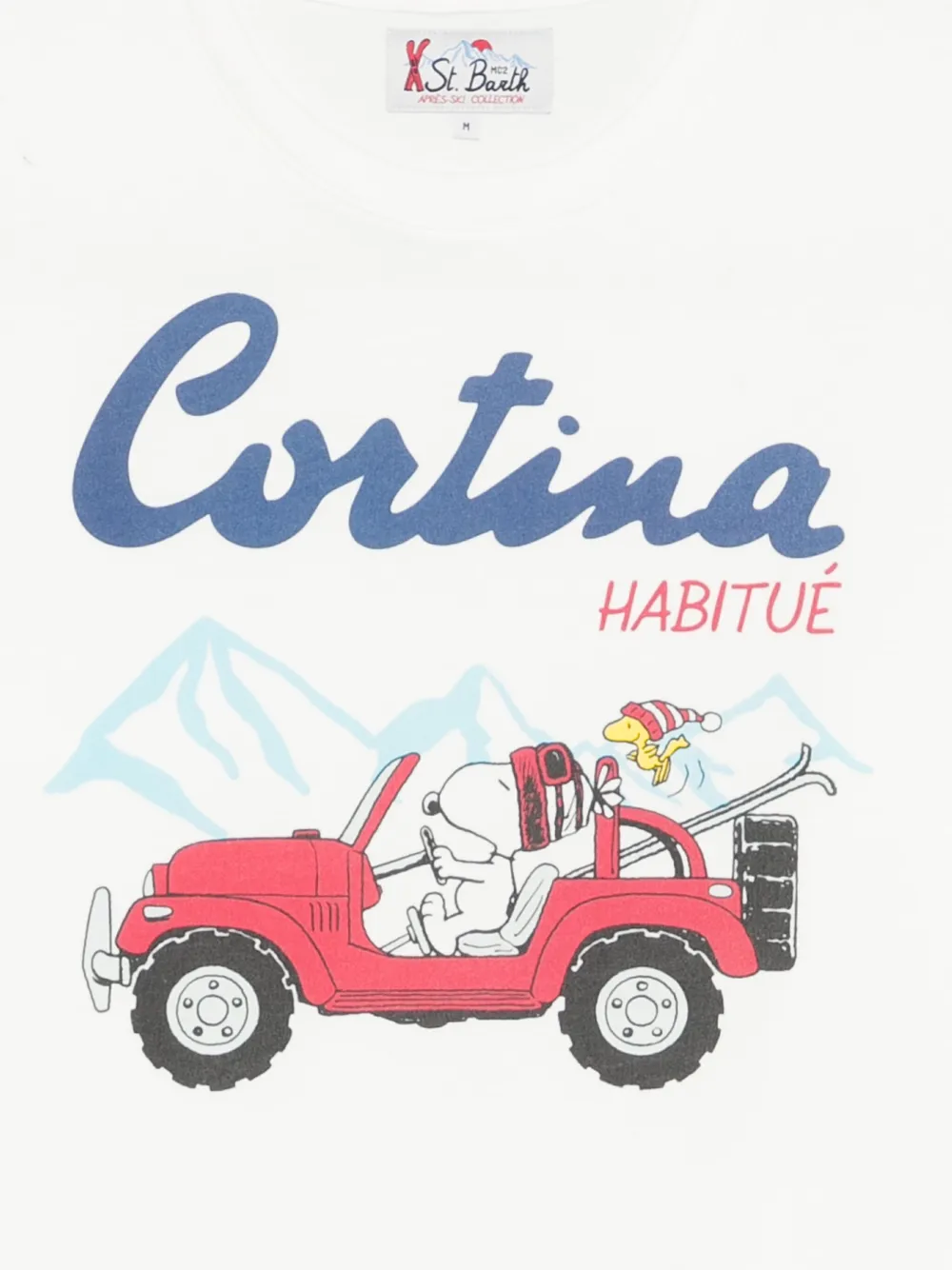 MC2 Saint Barth T-shirt met print Wit