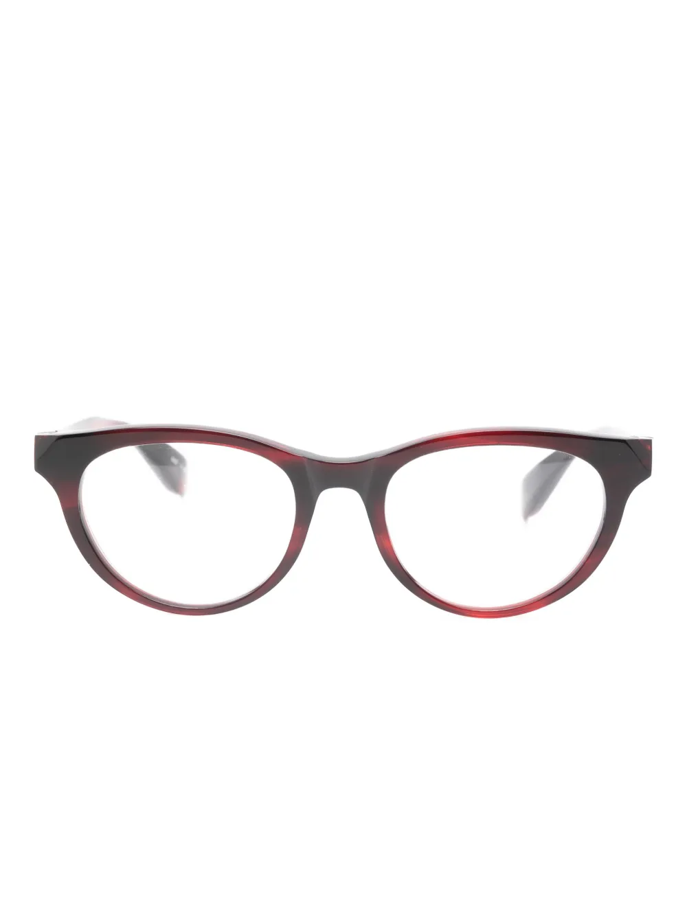 Factory900 lentes con armazón geométrica | rojo | Image 1