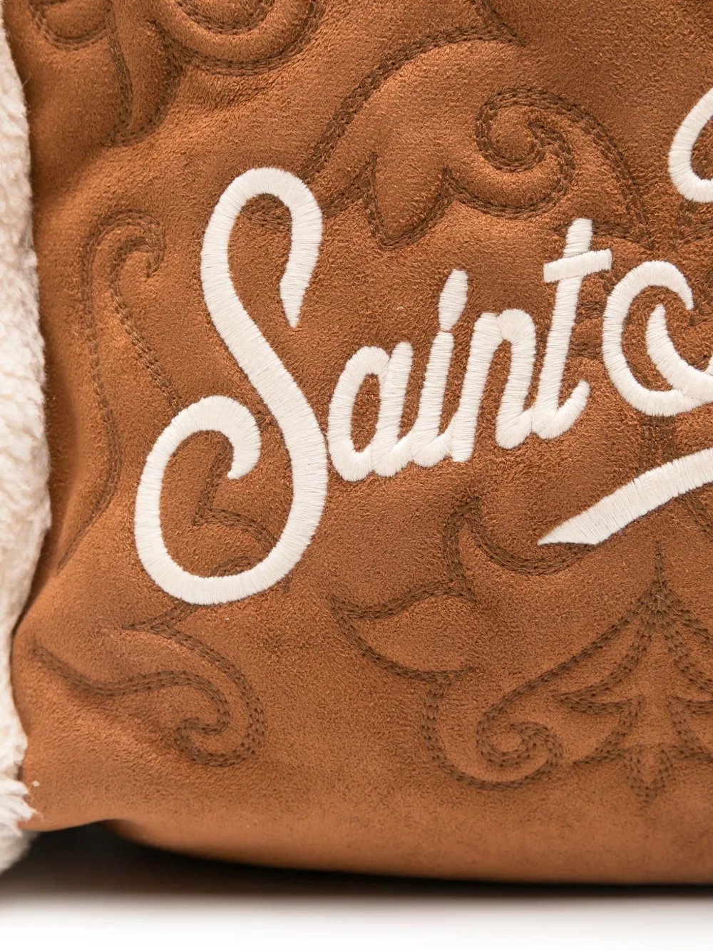 MC2 Saint Barth Shopper met lammy afwerking Bruin