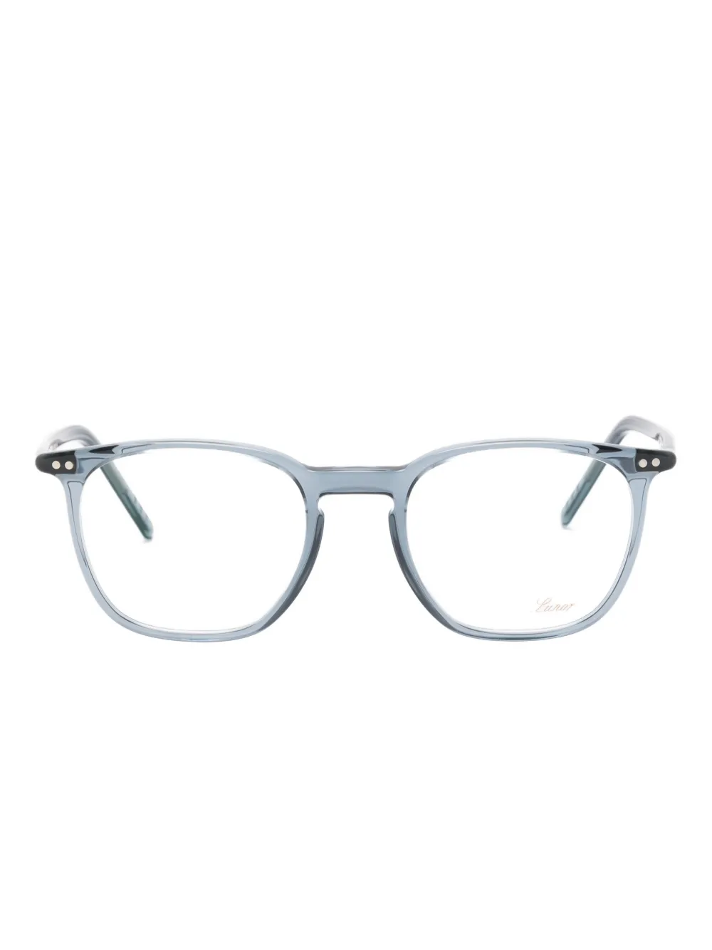 Lunor lunettes de vue à monture ronde | bleu | Image 1