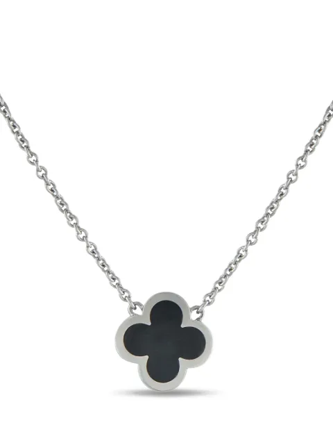 Van Cleef & Arpels collar Pure Alhambra en oro blanco de 18kt