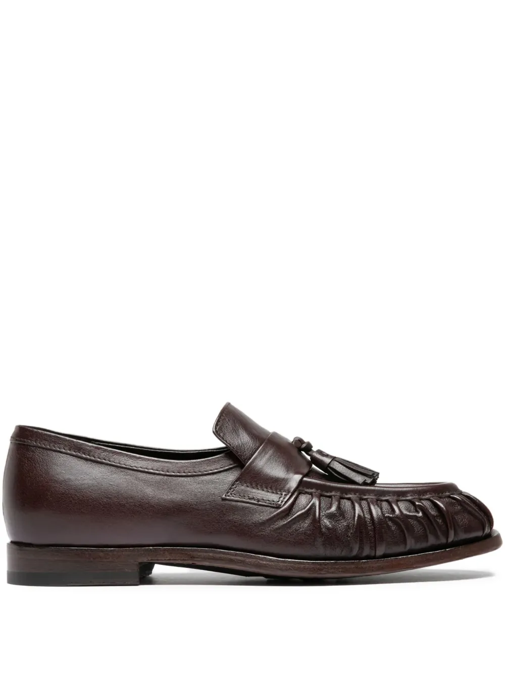 Officine Creative Solitude 108 leren loafers Bruin