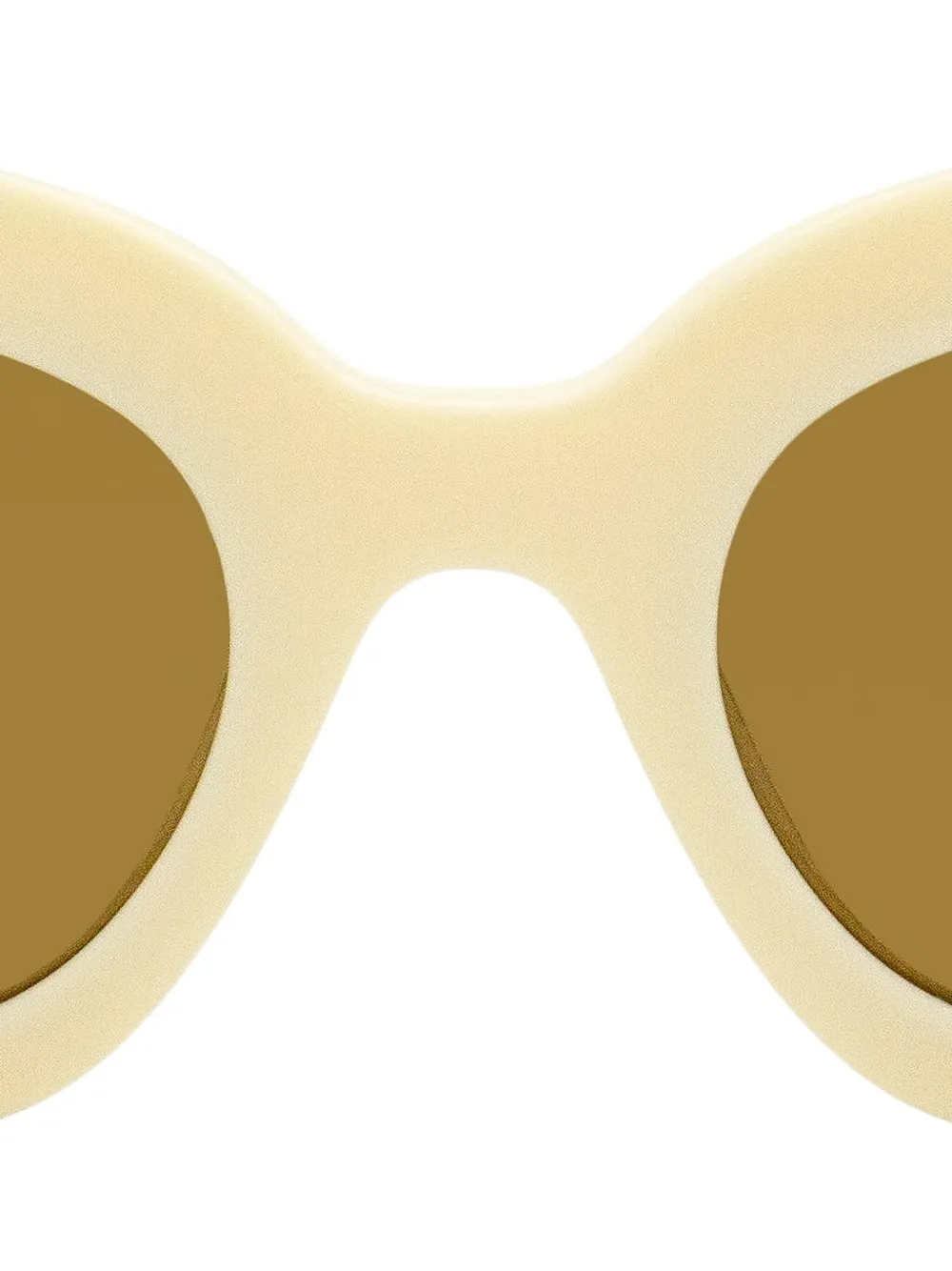 TOM FORD Eyewear Cielle oval-frame sunglasses - Beige