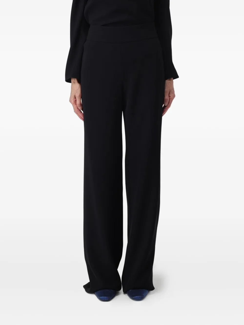 Giorgio Armani High waist broek Zwart