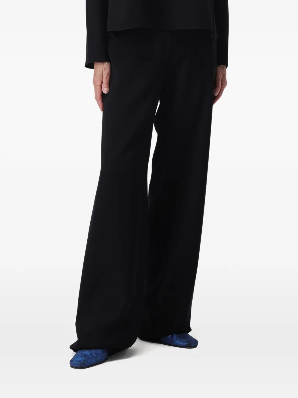 Giorgio Armani pantalones con tiro alto | negro | Image 1