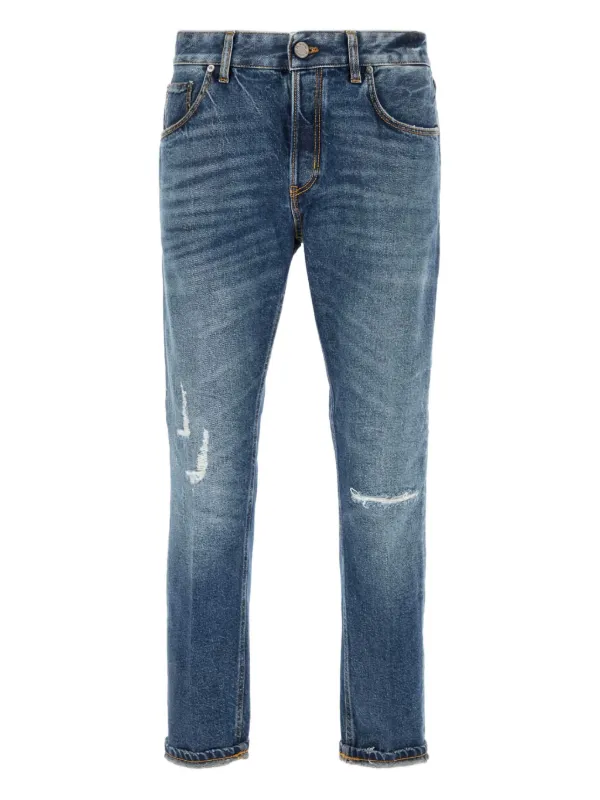 PT Torino ダメージ ジーンズ | ブルー | FARFETCH JP