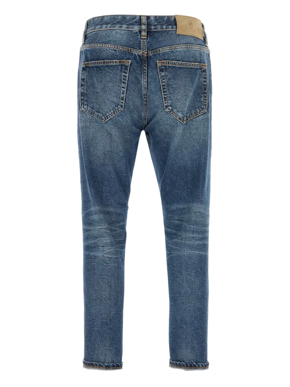 PT Torino Gerafelde jeans - Blauw