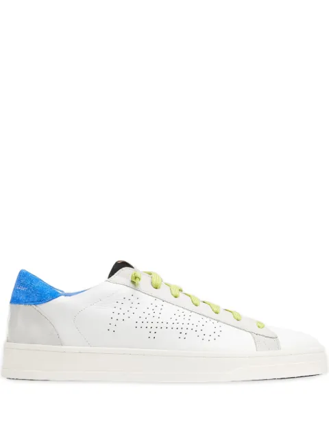 P448 logo-perforated sneakers 