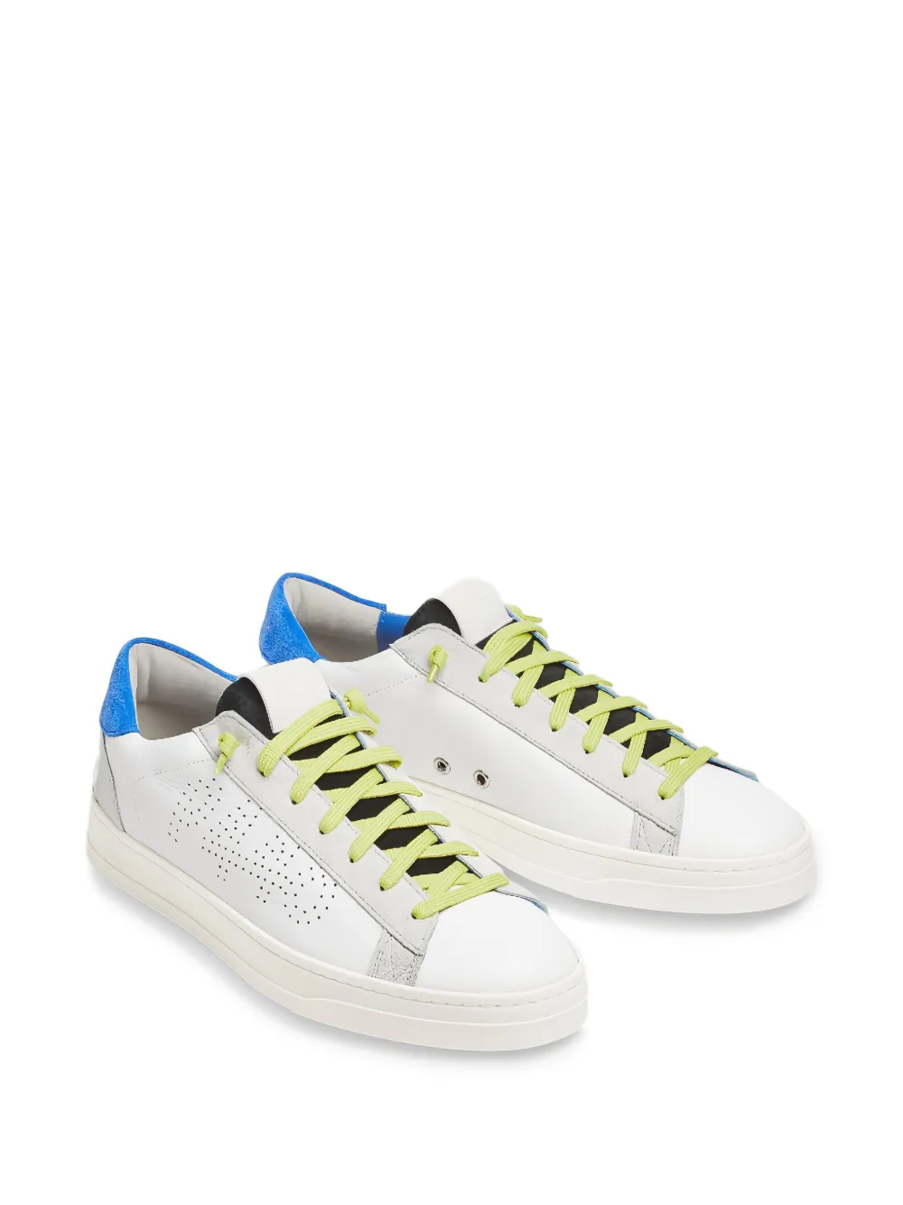 P448 Sneakers met geperforeerd logo Wit