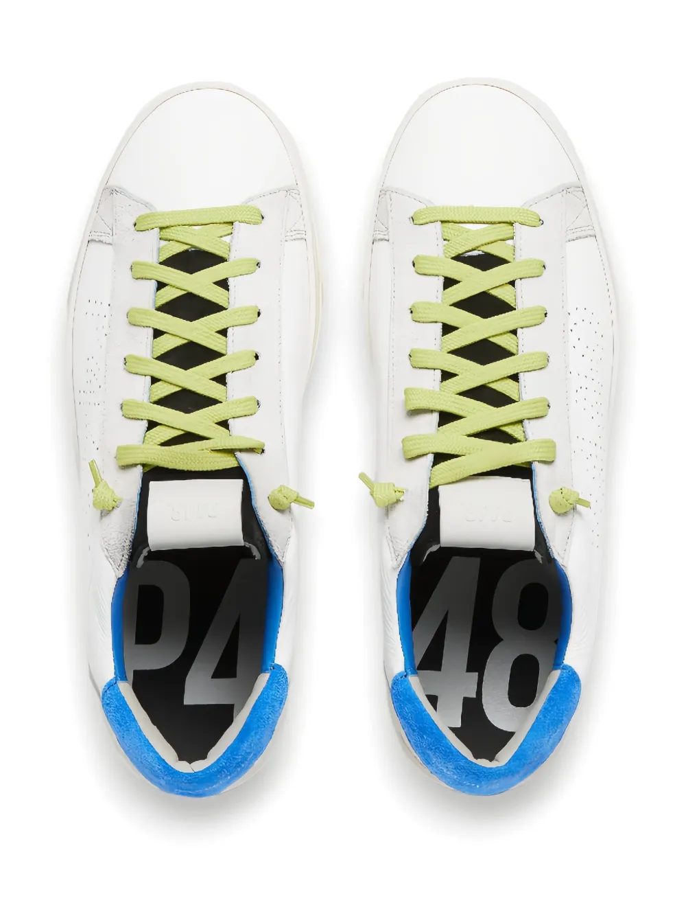 P448 Sneakers met geperforeerd logo Wit