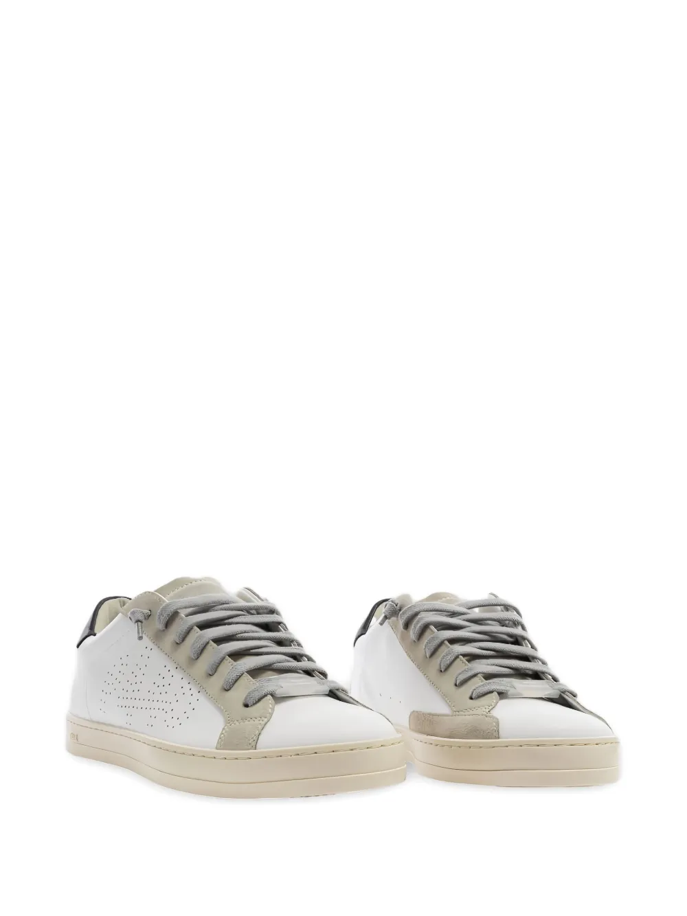 P448 Sneakers met geperforeerd logo Wit