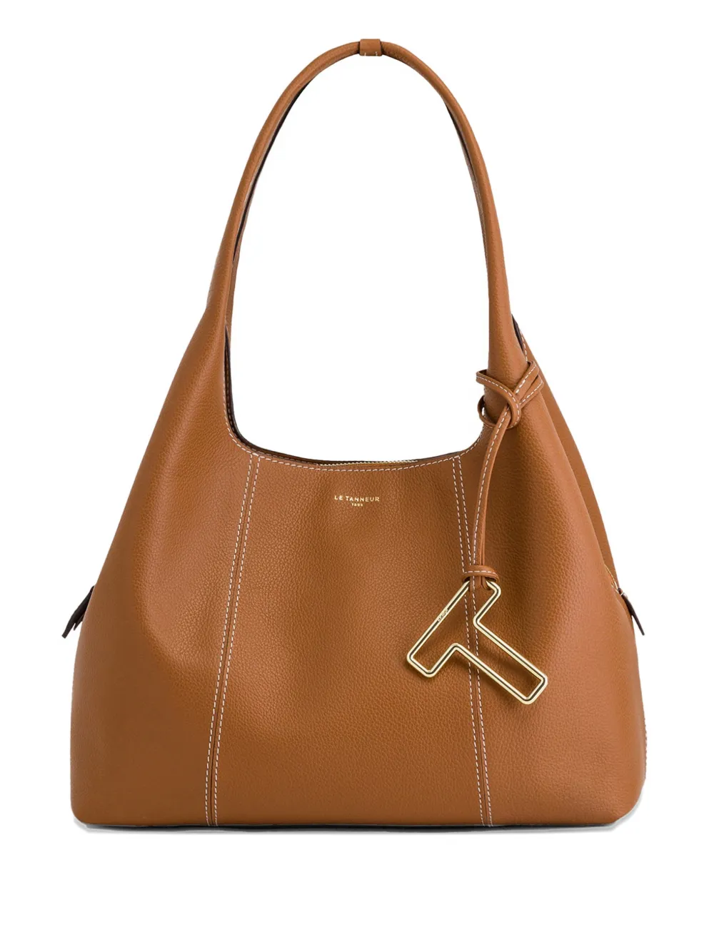 Le Tanneur Juliette zip shoulder bag - Marrone