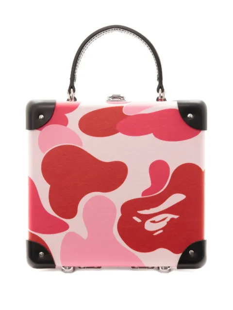 A BATHING APE® x Globe-Trotter camouflage-pattern luggage