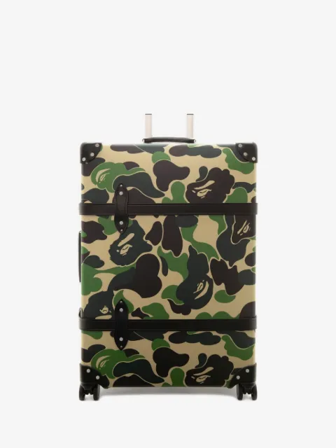 A BATHING APE® x Globe-Trotter camouflage-print luggage