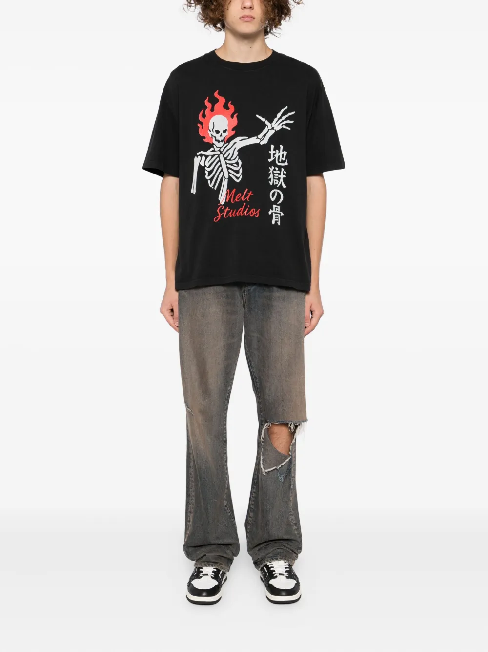 Melt graphic-print T-shirt | T-Shirts | Image 2