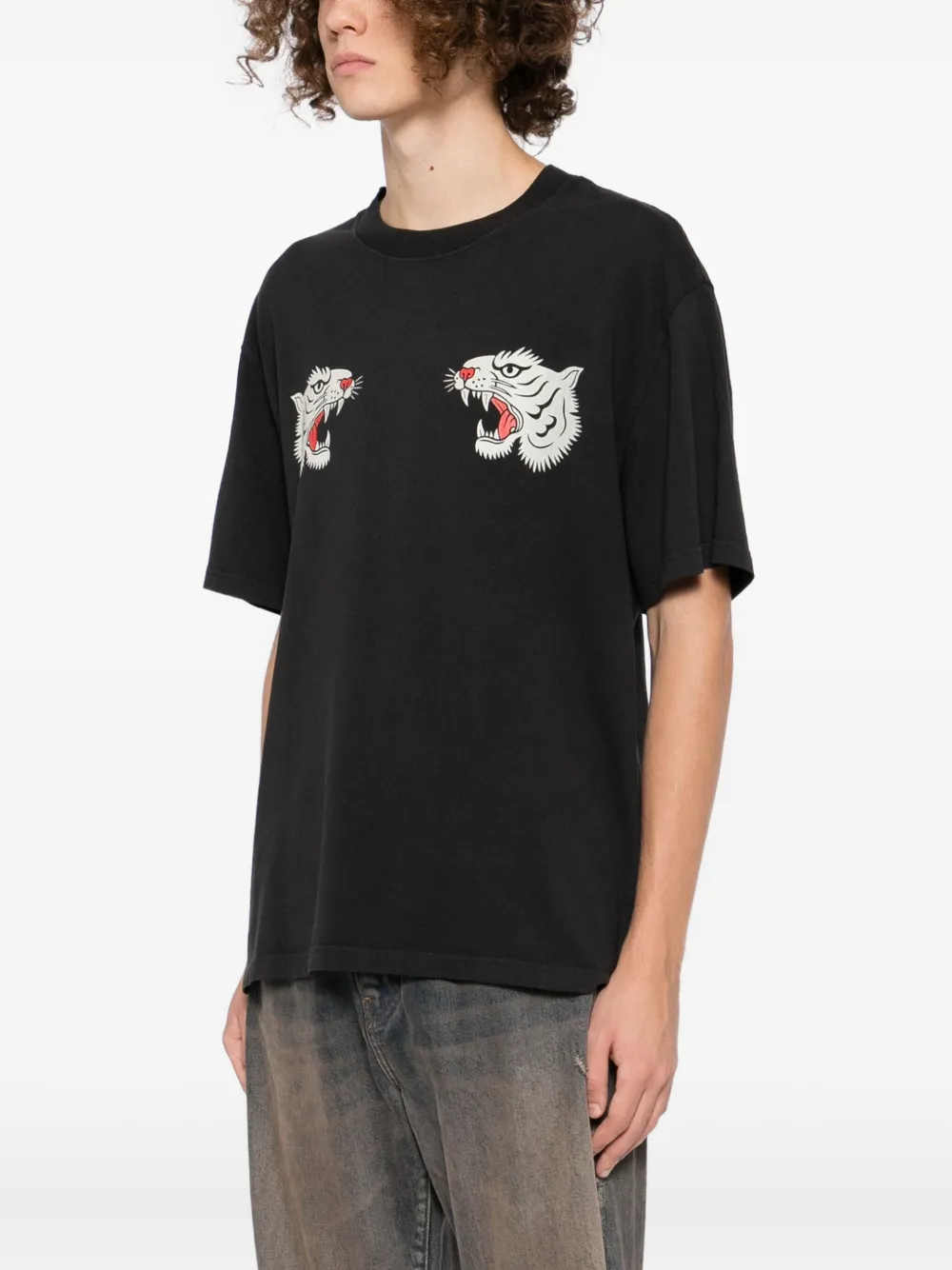 Tiger-Graphic T-Shirt