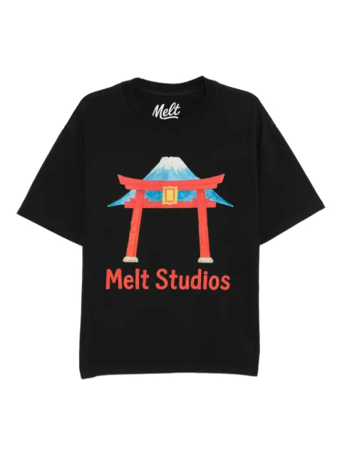 Melt graphic-print T-shirt