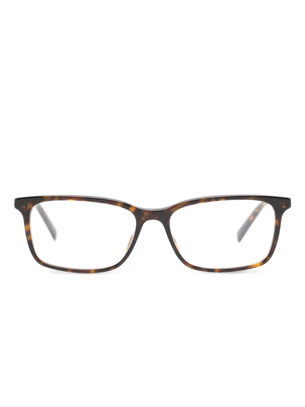 Gucci Eyewear rectangle-frame glasses | Brown | Image 1