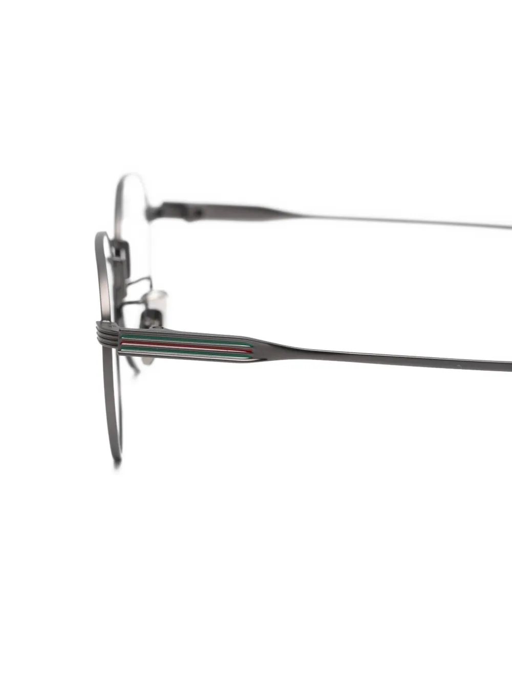 Gucci Eyewear Bril met rond montuur Grijs