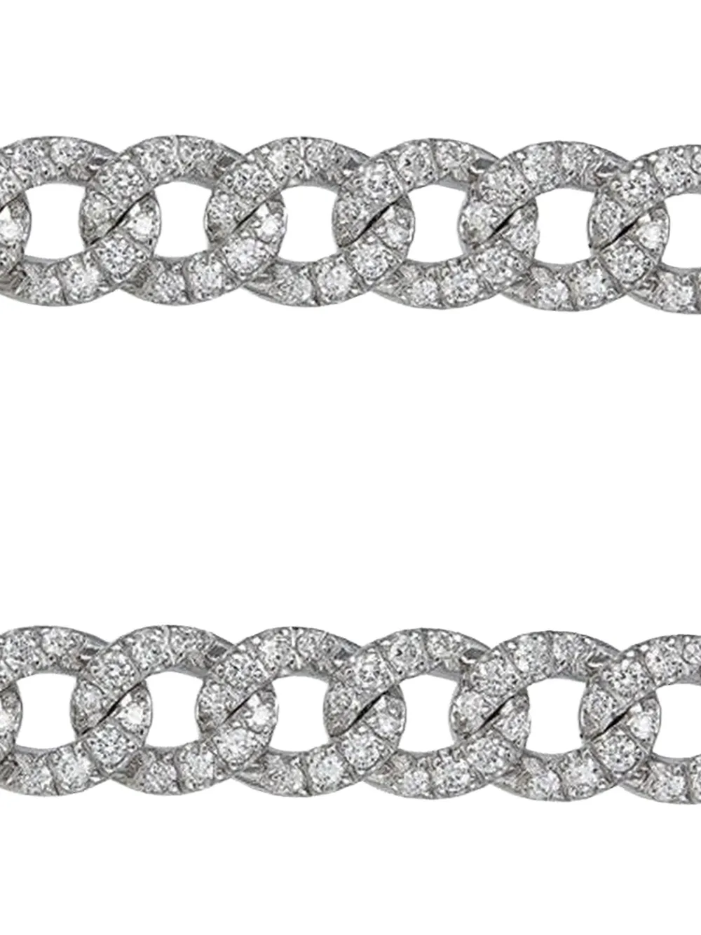 Zydo 18k White Gold Groumette Diamond Drop Earrings In Silver
