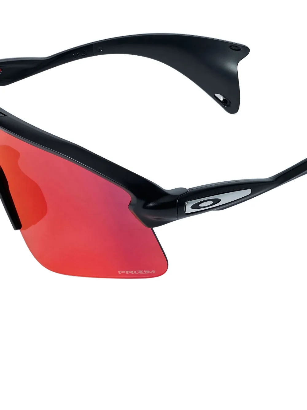 Oakley Zonnebril met wikkelmontuur Zwart
